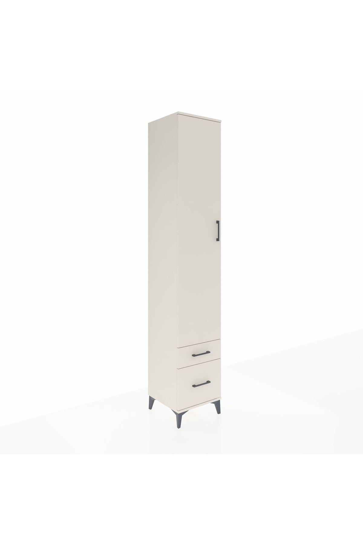 Hyperion Dolap 5 Raflı 2 Çekmeceli Tek Kapaklı 44x44x243 - S64M038V1B