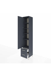 Hyperion Dolap 5 Raflı 2 Çekmeceli Tek Kapaklı 44x44x243 - S64M038V5B