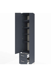 Hyperion Dolap 5 Raflı 2 Çekmeceli Tek Kapaklı 44x44x243 - S64M038V5B