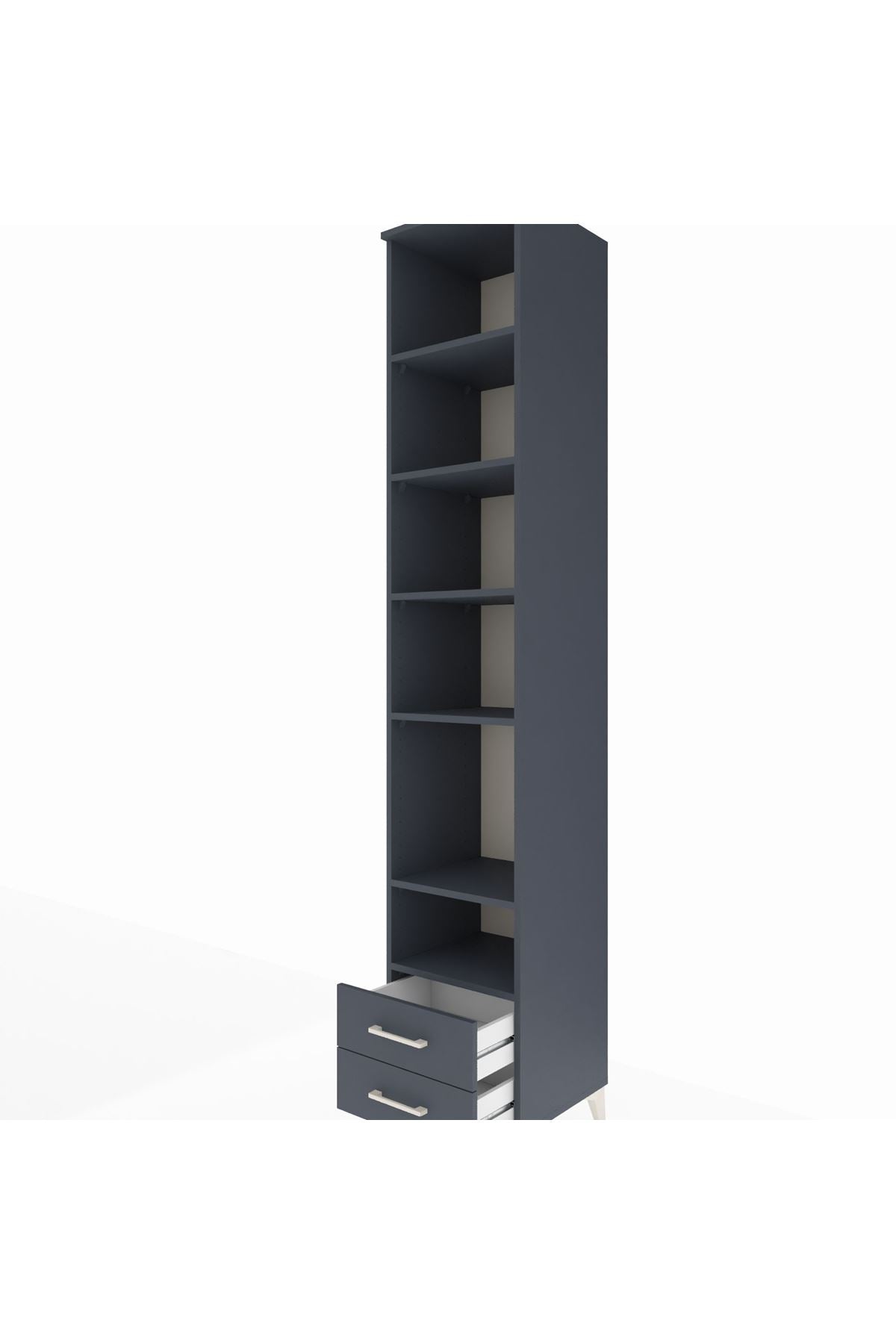 Hyperion Dolap 6 Raflı 2 Çekmeceli 44x44x243 - S64M039V5B