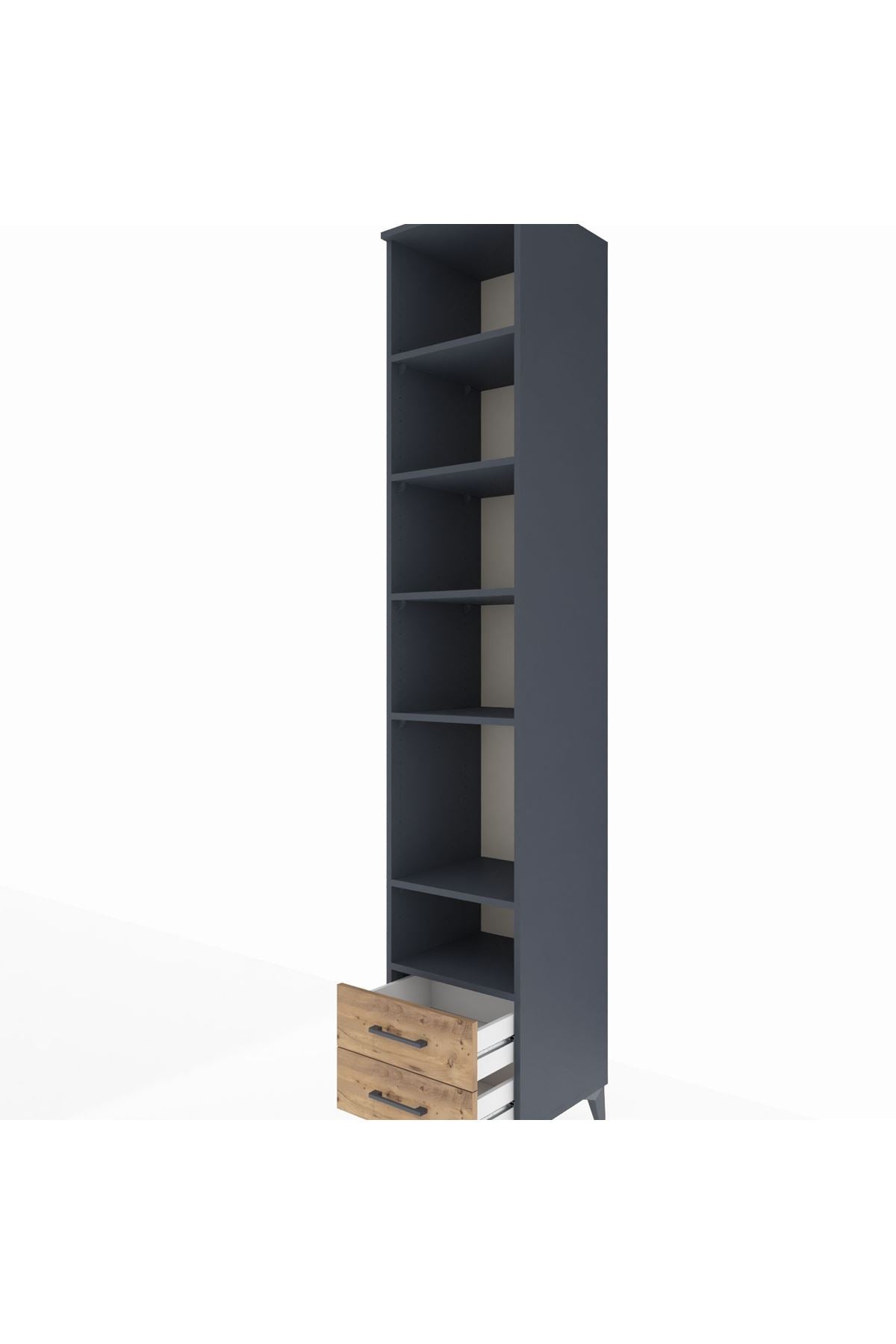 Hyperion Dolap 6 Raflı 2 Çekmeceli 44x44x243 - S64M039V6B