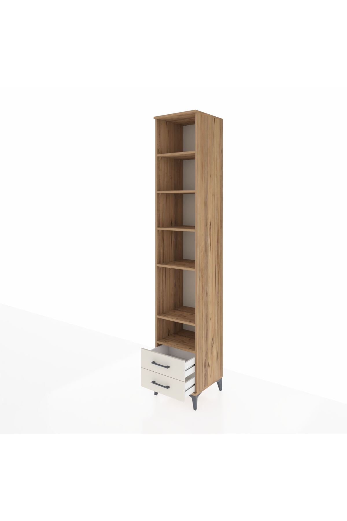 Hyperion Dolap 6 Raflı 2 Çekmeceli 44x44x243 - S64M039V7B