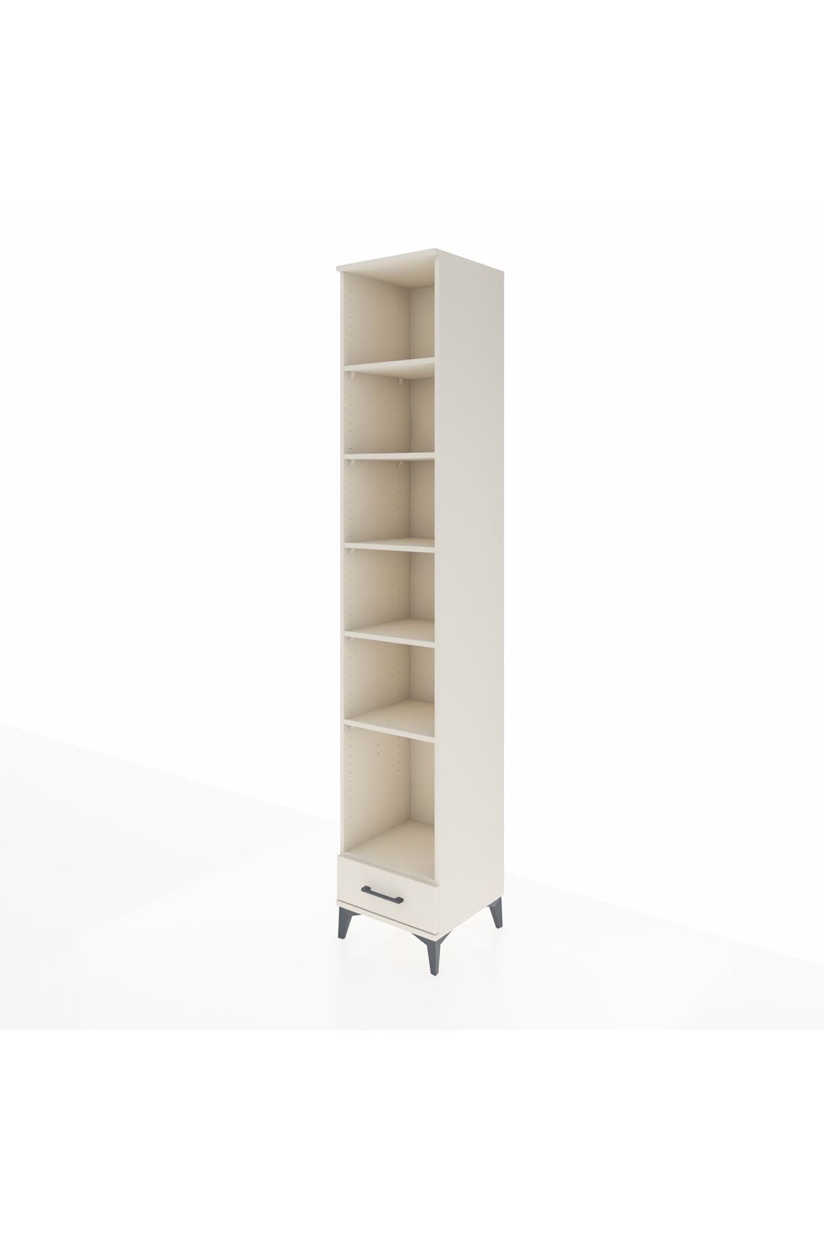Hyperion Dolap 6 Raflı Tek Çekmeceli 44x44x243 - S64M040V1B