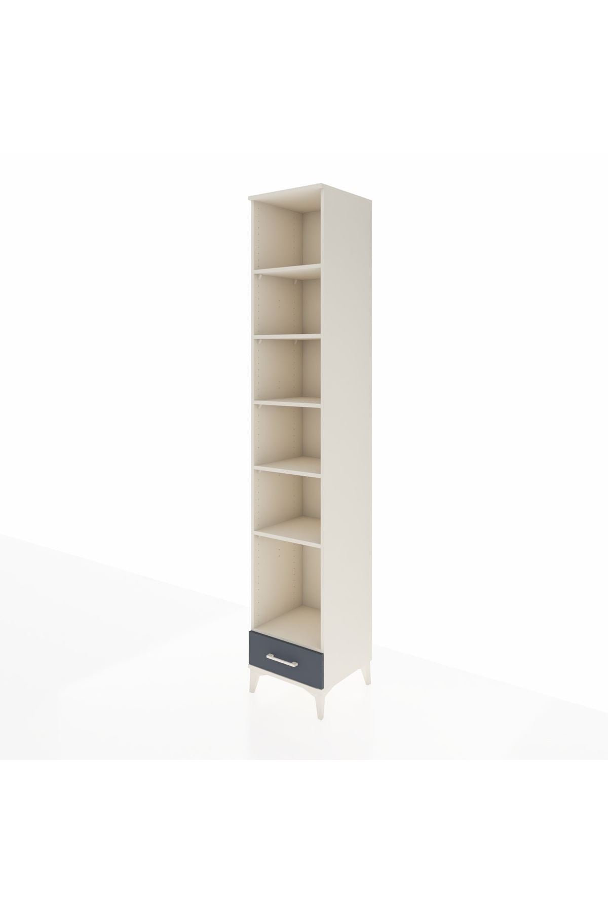 Hyperion Dolap 6 Raflı Tek Çekmeceli 44x44x243 - S64M040V2B