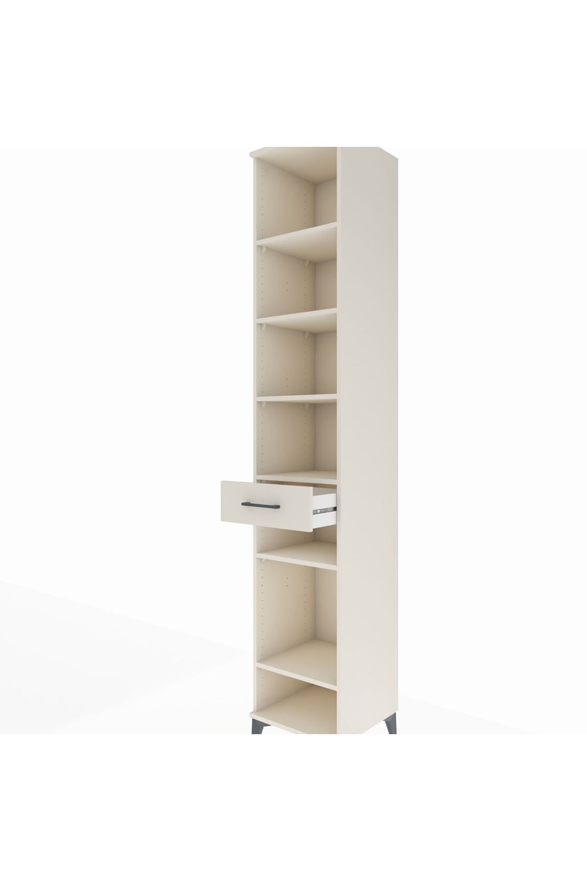 Hyperion Dolap 6 Raflı Tek Çekmeceli 44x44x243 - S64M041V1B