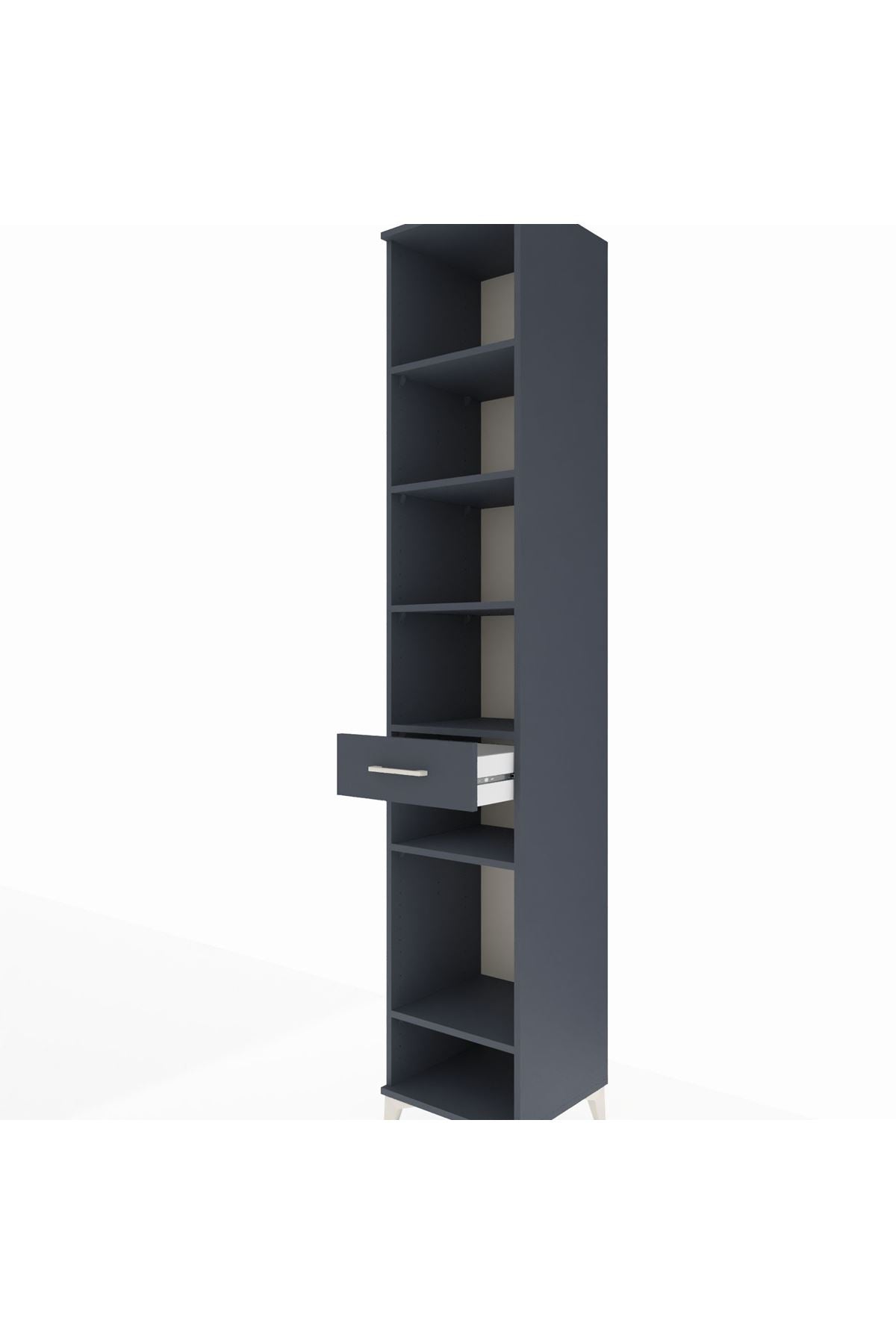 Hyperion Dolap 6 Raflı Tek Çekmeceli 44x44x243 - S64M041V5B