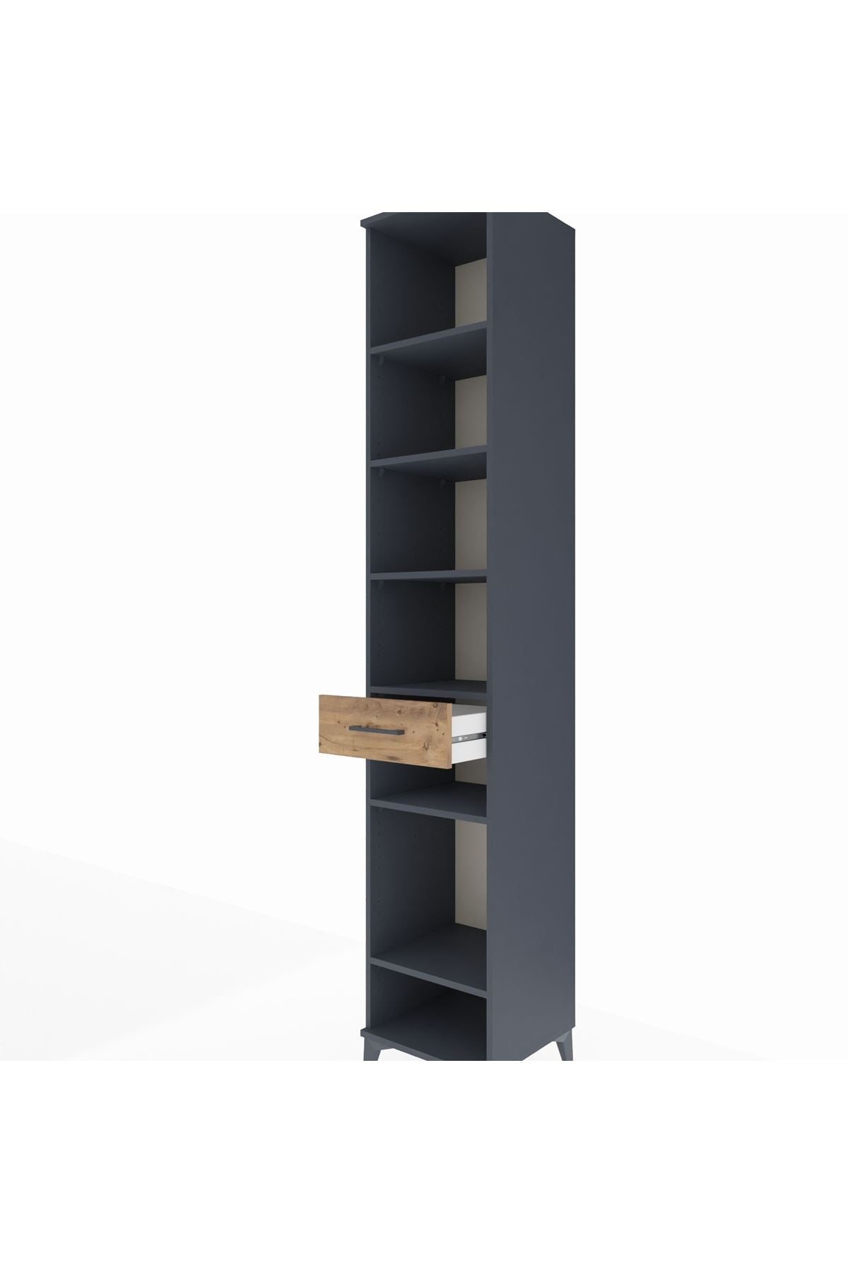 Hyperion Dolap 6 Raflı Tek Çekmeceli 44x44x243 - S64M041V6B