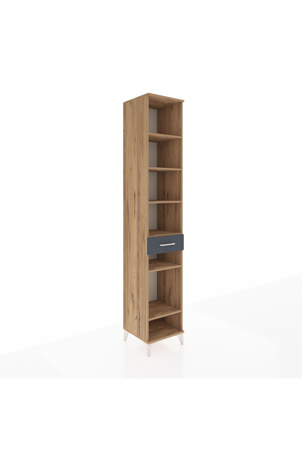 Hyperion Dolap 6 Raflı Tek Çekmeceli 44x44x243 - S64M041V8B