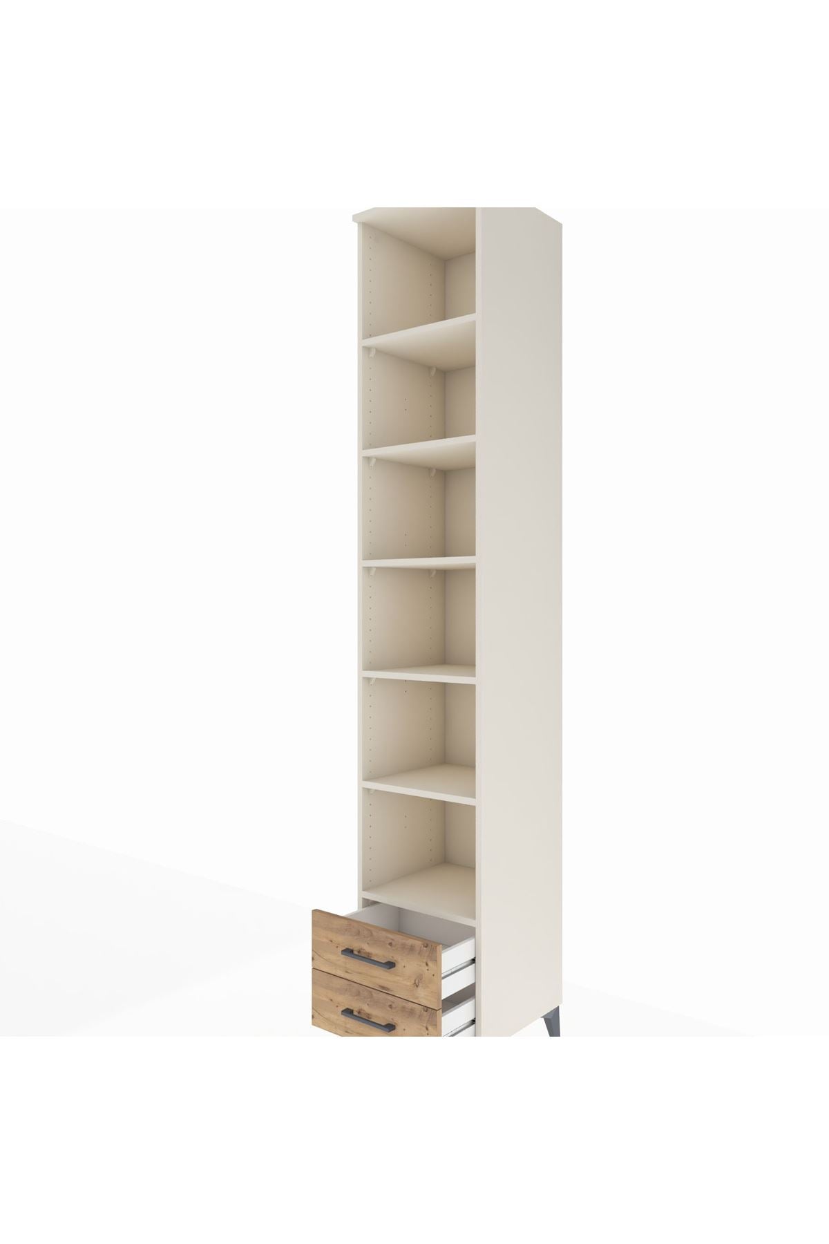 Hyperion Dolap 6 Raflı 2 Çekmeceli 44x44x243 - S64M042V3B