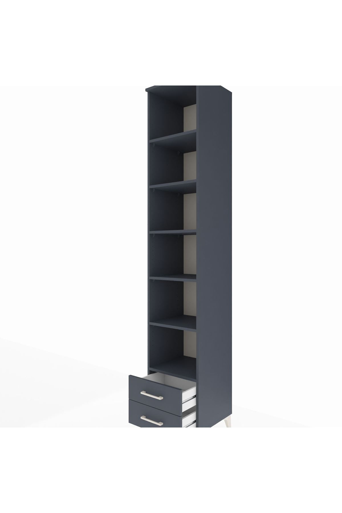 Hyperion Dolap 6 Raflı 2 Çekmeceli 44x44x243 - S64M042V5B