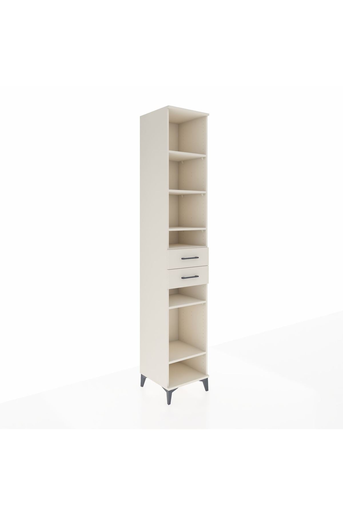 Hyperion Dolap 6 Raflı 2 Çekmeceli 44x44x243 - S64M044V1B