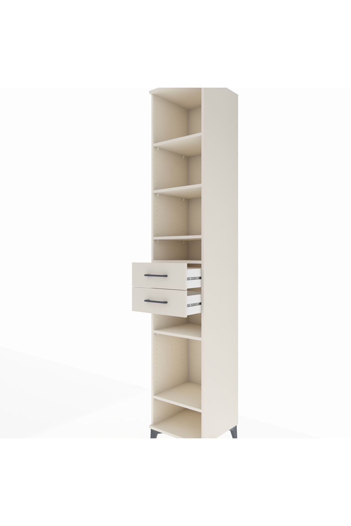 Hyperion Dolap 6 Raflı 2 Çekmeceli 44x44x243 - S64M044V1B