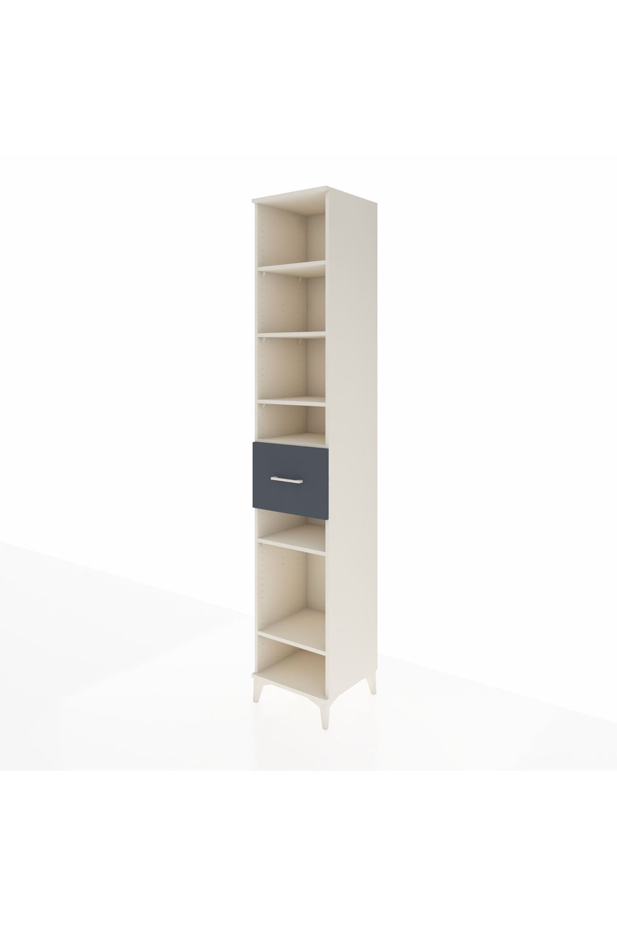 Hyperion Dolap 6 Raflı Tek Çekmeceli 44x44x243 - S64M045V2B