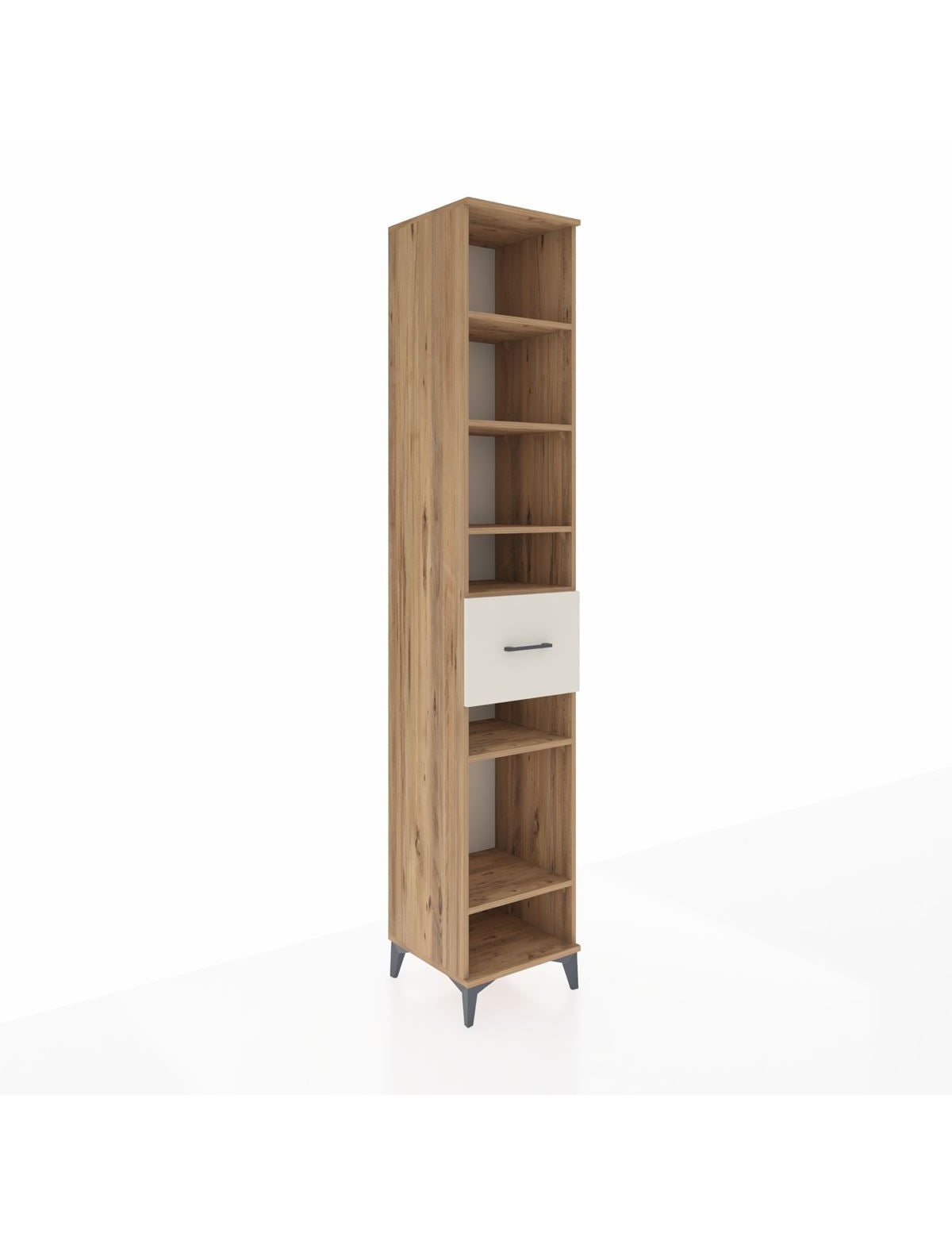 Hyperion Dolap 6 Raflı Tek Çekmeceli 44x44x243 - S64M045V7B