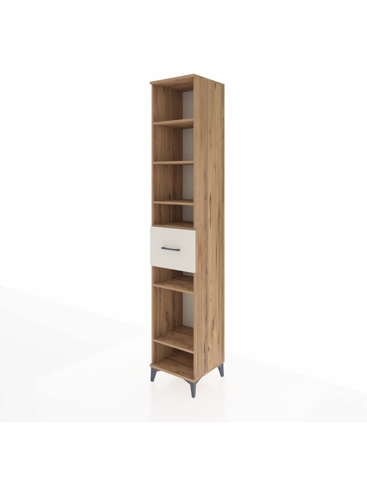 Hyperion Dolap 6 Raflı Tek Çekmeceli 44x44x243 - S64M045V7B