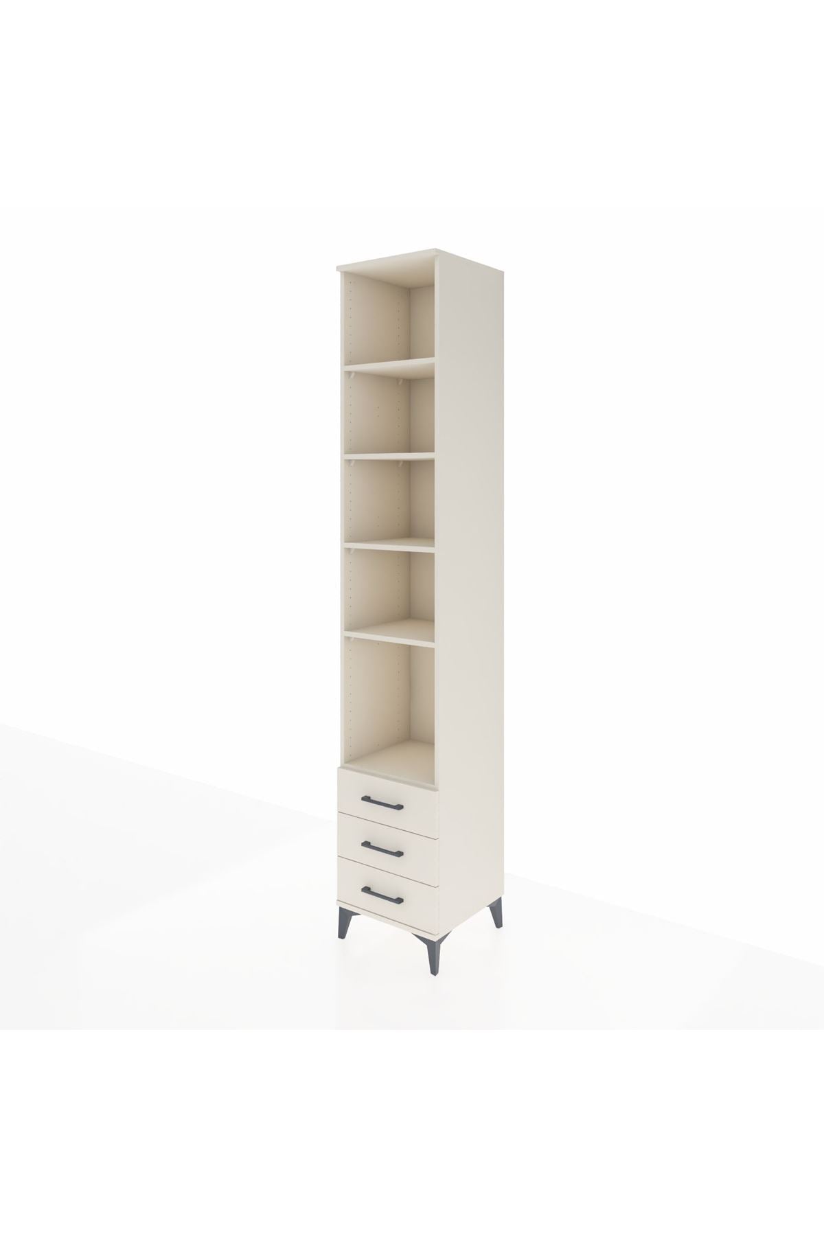 Hyperion Dolap 5 Raflı 3 Çekmeceli 44x44x243 - S64M046V1B