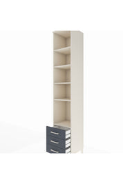 Hyperion Dolap 5 Raflı 3 Çekmeceli 44x44x243 - S64M046V2B