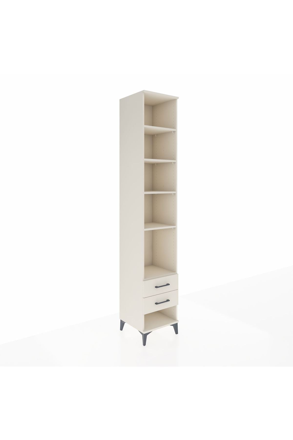 Hyperion Dolap 5 Raflı 2 Çekmeceli 44x44x243 - S64M047V1B