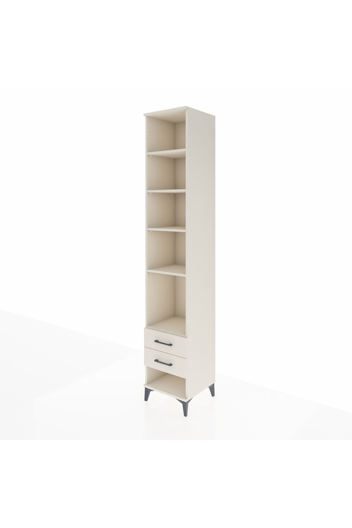Hyperion Dolap 5 Raflı 2 Çekmeceli 44x44x243 - S64M047V1B