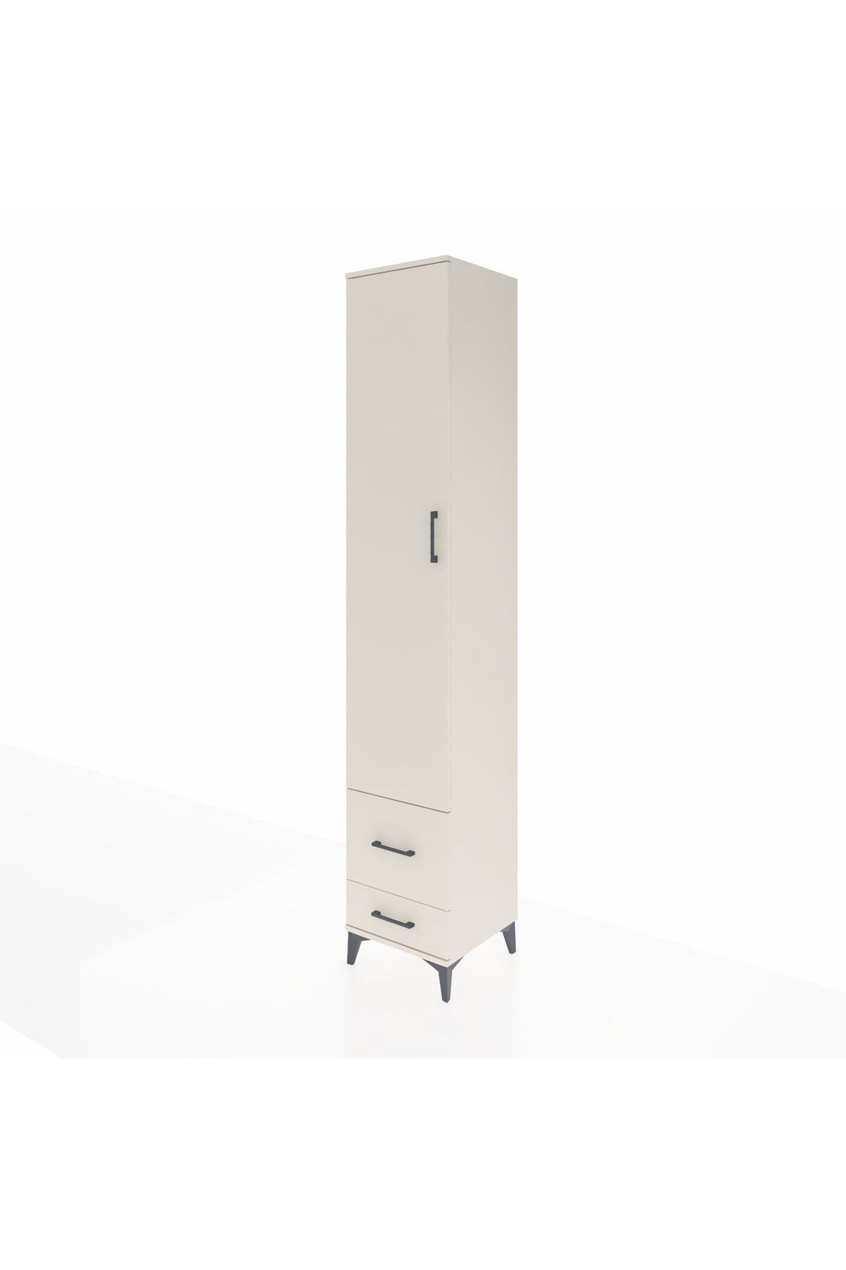Hyperion Dolap 3 Raflı 2 Çekmeceli Tek Askılı 44x44x243 - S64M051V1B