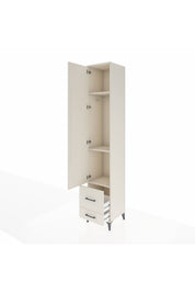 Hyperion Dolap 3 Raflı 2 Çekmeceli Tek Askılı 44x44x243 - S64M051V1B