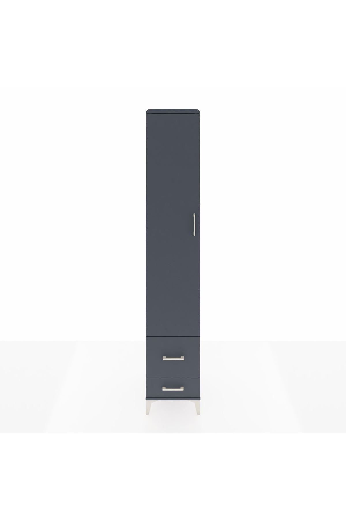 Hyperion Dolap 3 Raflı 2 Çekmeceli Tek Askılı 44x44x243 - S64M051V5B