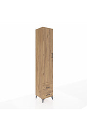 Hyperion Dolap 3 Raflı 2 Çekmeceli Tek Askılı 44x44x243 - S64M051V9B