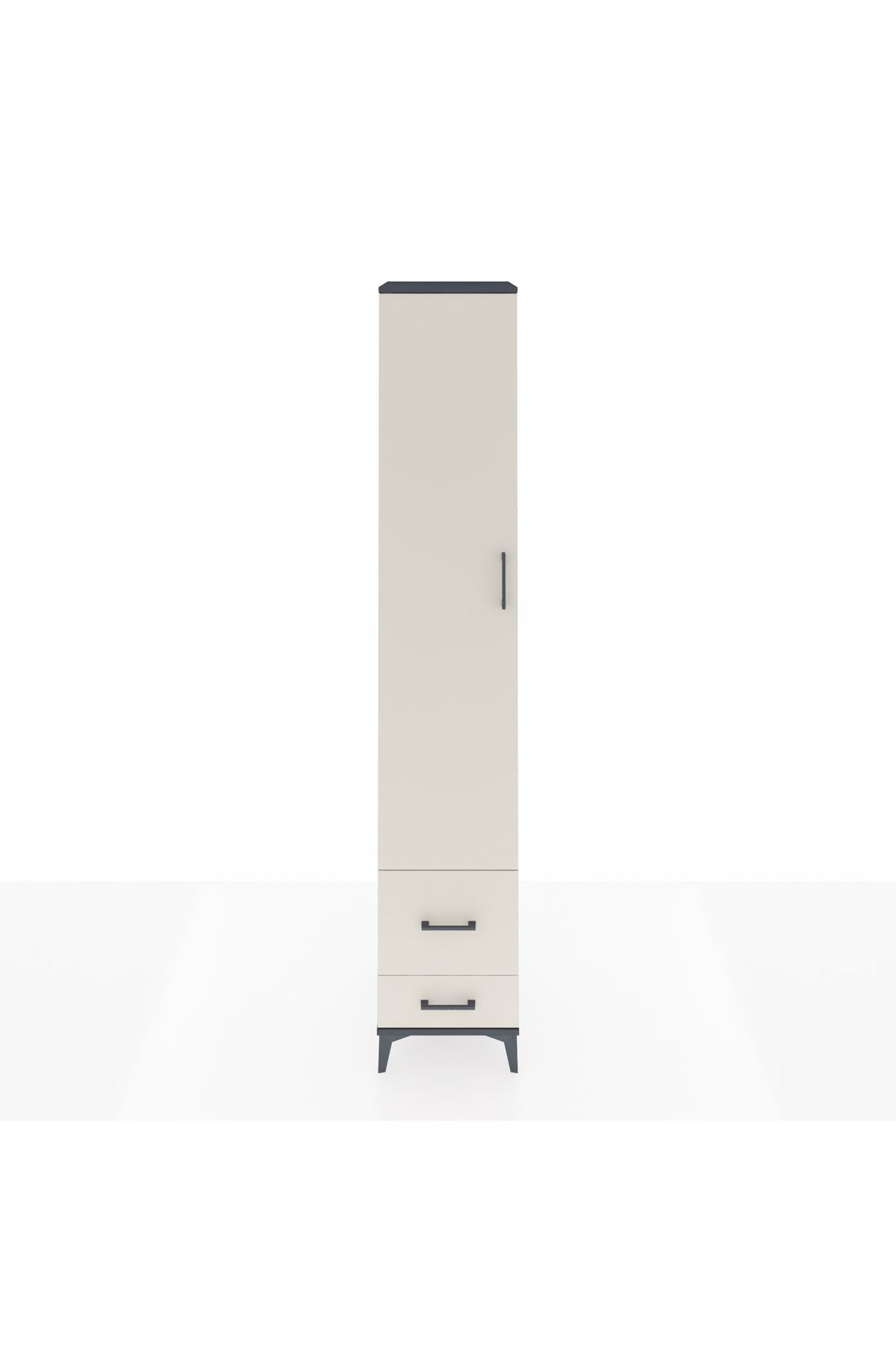 Hyperion Dolap 5 Raflı 2 Çekmeceli Tek Kapaklı 44x44x243 - S64M052V4B