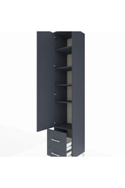 Hyperion Dolap 5 Raflı 2 Çekmeceli Tek Kapaklı 44x44x243 - S64M052V5B