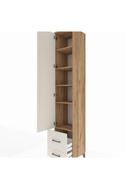 Hyperion Dolap 5 Raflı 2 Çekmeceli Tek Kapaklı 44x44x243 - S64M052V7B