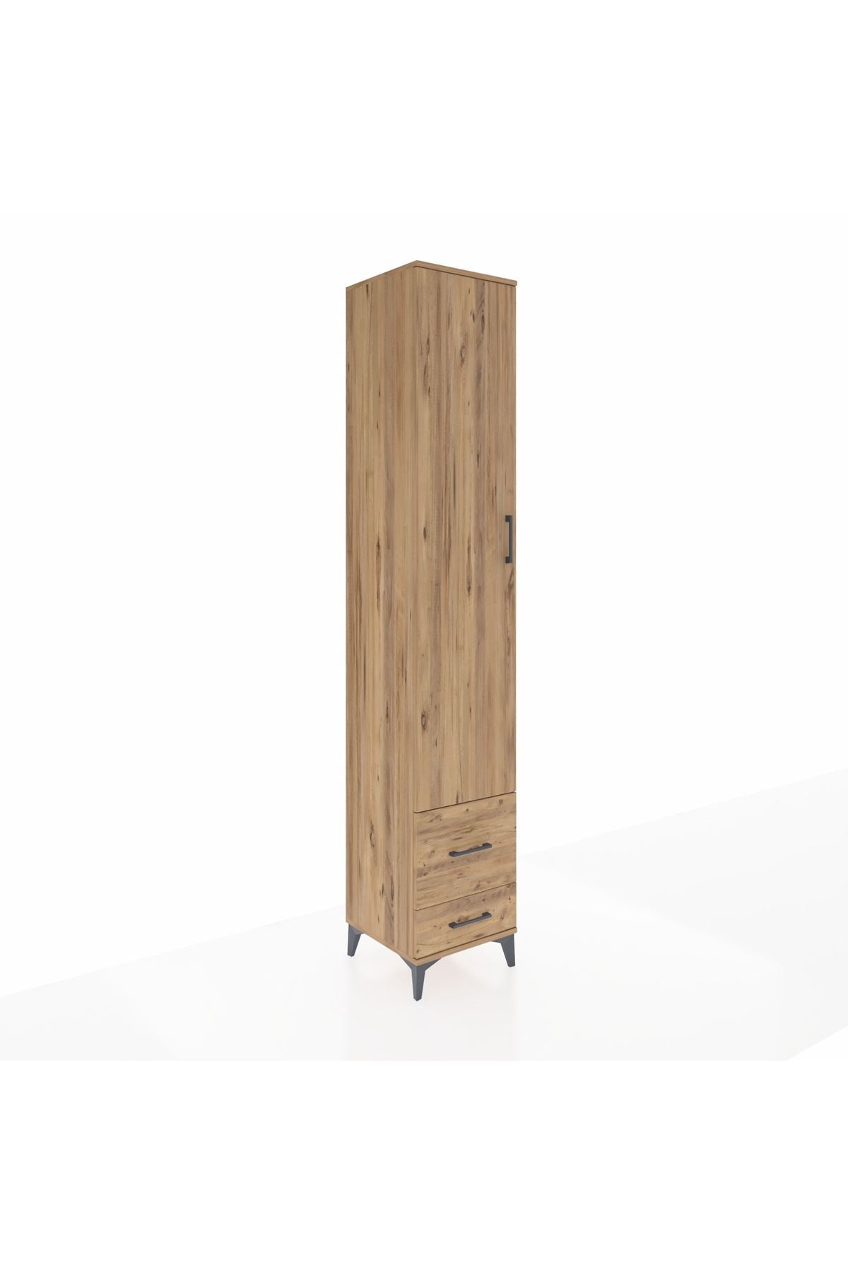 Hyperion Dolap 5 Raflı 2 Çekmeceli Tek Kapaklı 44x44x243 - S64M052V9B