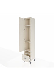 Hyperion Dolap 4 Raflı Tek Çekmeceli Tek Askılı 44x44x243 - S64M053V1B
