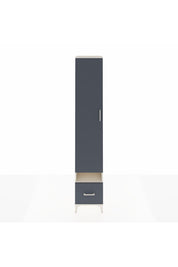 Hyperion Dolap 4 Raflı Tek Çekmeceli Tek Askılı 44x44x243 - S64M053V2B