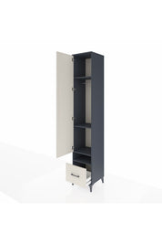 Hyperion Dolap 4 Raflı Tek Çekmeceli Tek Askılı 44x44x243 - S64M053V4B