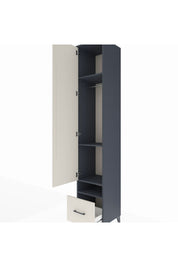 Hyperion Dolap 4 Raflı Tek Çekmeceli Tek Askılı 44x44x243 - S64M053V4B