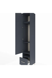 Hyperion Dolap 4 Raflı Tek Çekmeceli Tek Askılı 44x44x243 - S64M053V5B