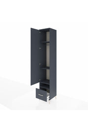Hyperion Dolap 4 Raflı Tek Çekmeceli Tek Askılı 44x44x243 - S64M053V5B