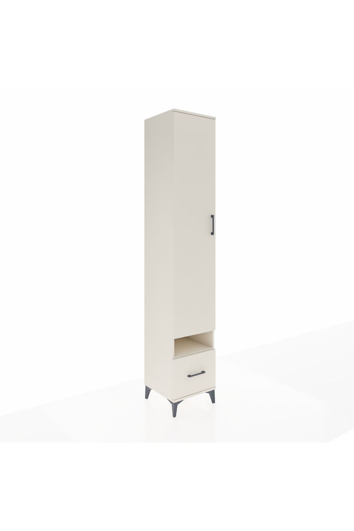 Hyperion Dolap 6 Raflı Tek Çekmeceli Tek Kapaklı 44x44x243 - S64M054V1B