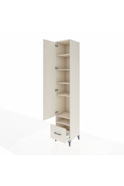 Hyperion Dolap 6 Raflı Tek Çekmeceli Tek Kapaklı 44x44x243 - S64M054V1B
