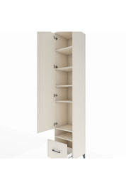 Hyperion Dolap 6 Raflı Tek Çekmeceli Tek Kapaklı 44x44x243 - S64M054V1B