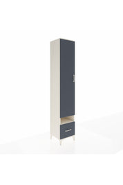 Hyperion Dolap 6 Raflı Tek Çekmeceli Tek Kapaklı 44x44x243 - S64M054V2B