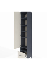 Hyperion Dolap 6 Raflı Tek Çekmeceli Tek Kapaklı 44x44x243 - S64M054V4B