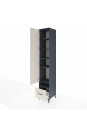 Hyperion Dolap 6 Raflı Tek Çekmeceli Tek Kapaklı 44x44x243 - S64M054V4B
