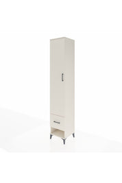 Hyperion Dolap 3 Raflı Tek Çekmeceli Tek Askılı 44x44x243 - S64M055V1B