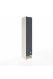 Hyperion Dolap 3 Raflı Tek Çekmeceli Tek Askılı 44x44x243 - S64M055V2B