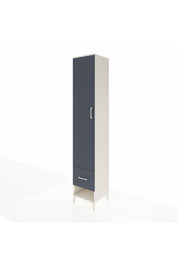 Hyperion Dolap 3 Raflı Tek Çekmeceli Tek Askılı 44x44x243 - S64M055V2B