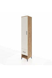 Hyperion Dolap 3 Raflı Tek Çekmeceli Tek Askılı 44x44x243 - S64M055V7B