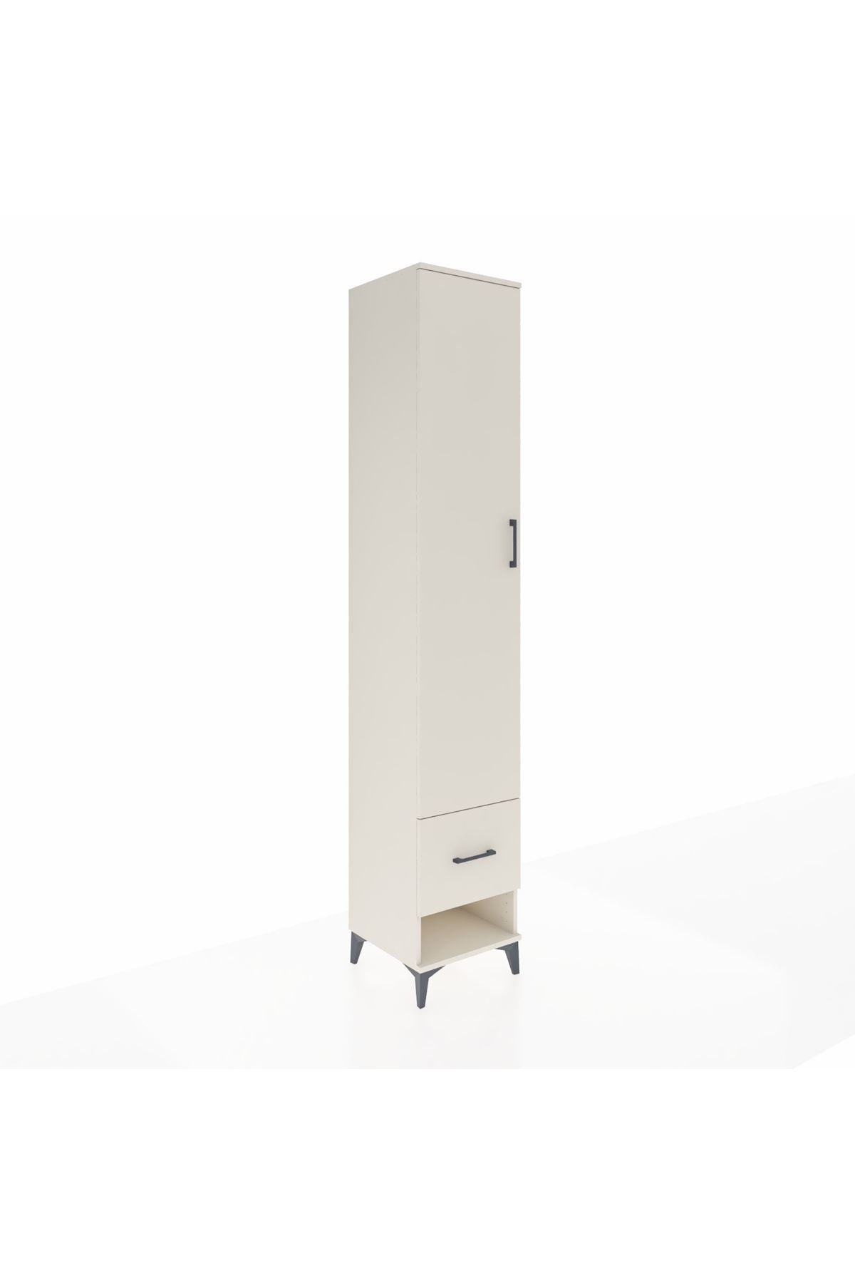 Hyperion Dolap 5 Raflı Tek Çekmeceli Tek Kapaklı 44x44x243 - S64M056V1B