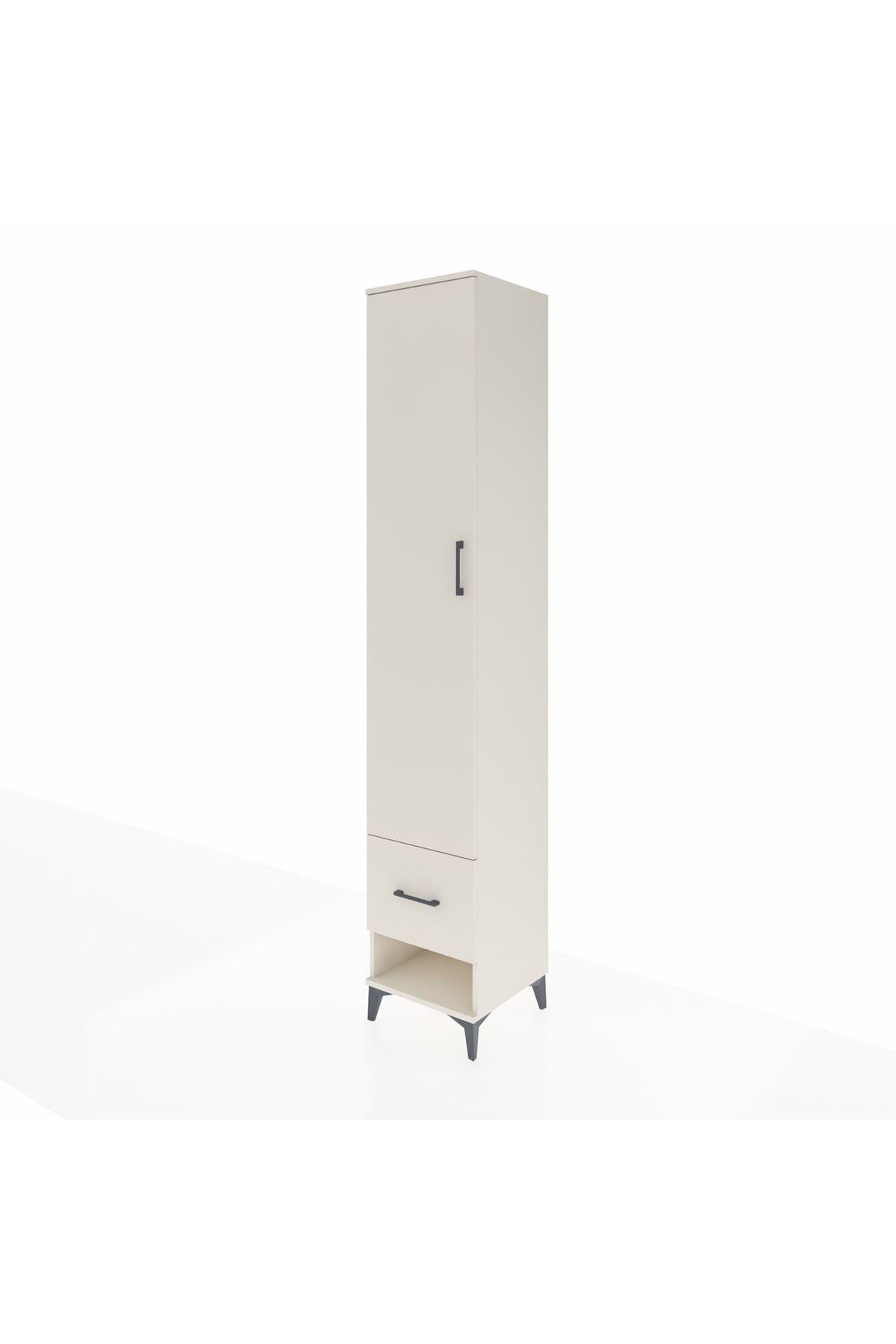 Hyperion Dolap 5 Raflı Tek Çekmeceli Tek Kapaklı 44x44x243 - S64M056V1B