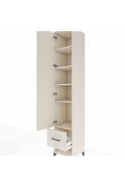 Hyperion Dolap 5 Raflı Tek Çekmeceli Tek Kapaklı 44x44x243 - S64M056V1B